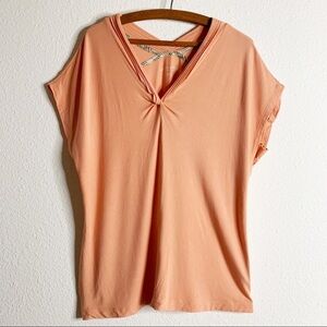 Soft Surroundings Peach Short Sleeve Top